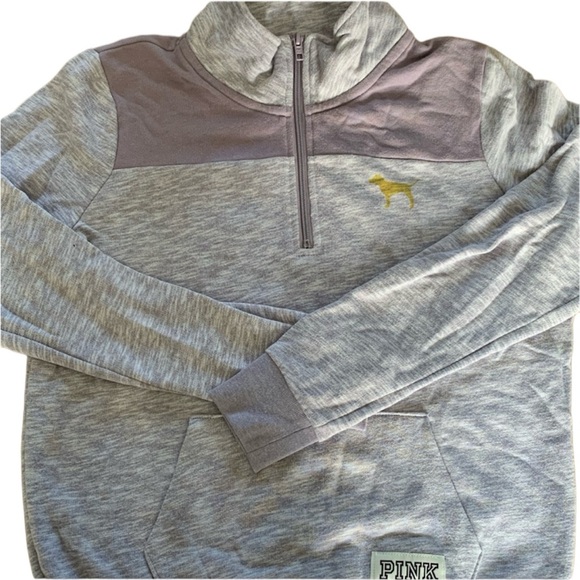 Victoria’s Secret PINK Half-Zip Sweatshirt - Picture 1 of 5